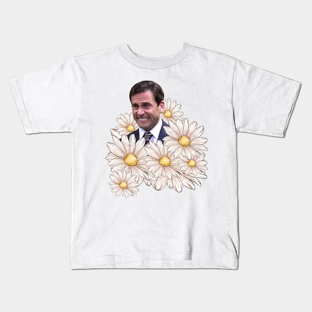 Micheal Scott Kids T-Shirt by Kamaloca